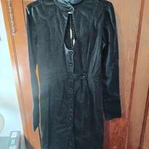 Elegant Black Long Sleeve Dress